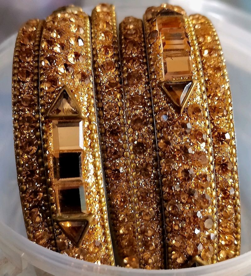 Fancy Gold Bangles