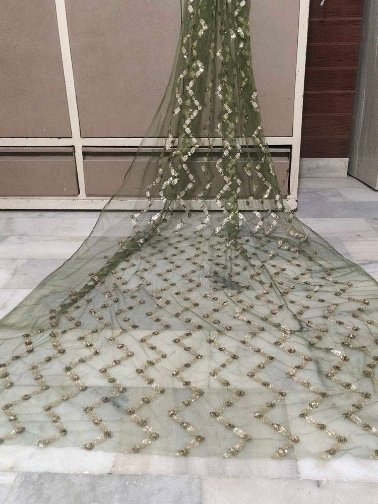 Beautiful Net Olive Green