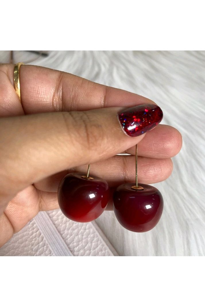 Viral Cherry Earings