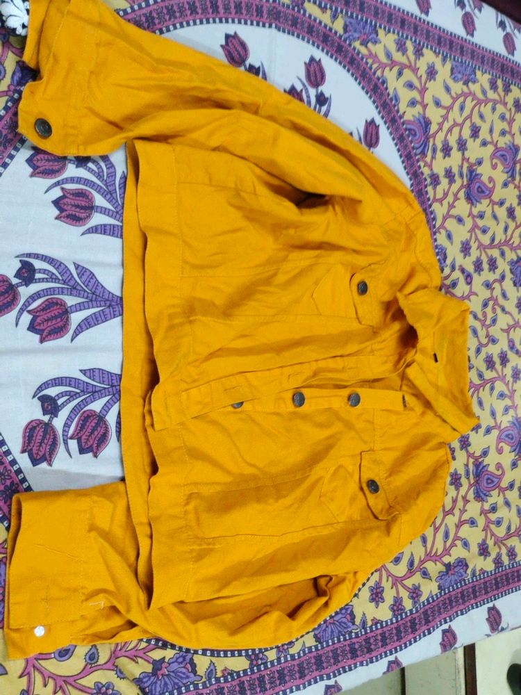 Mustard Yellow Short Jacket