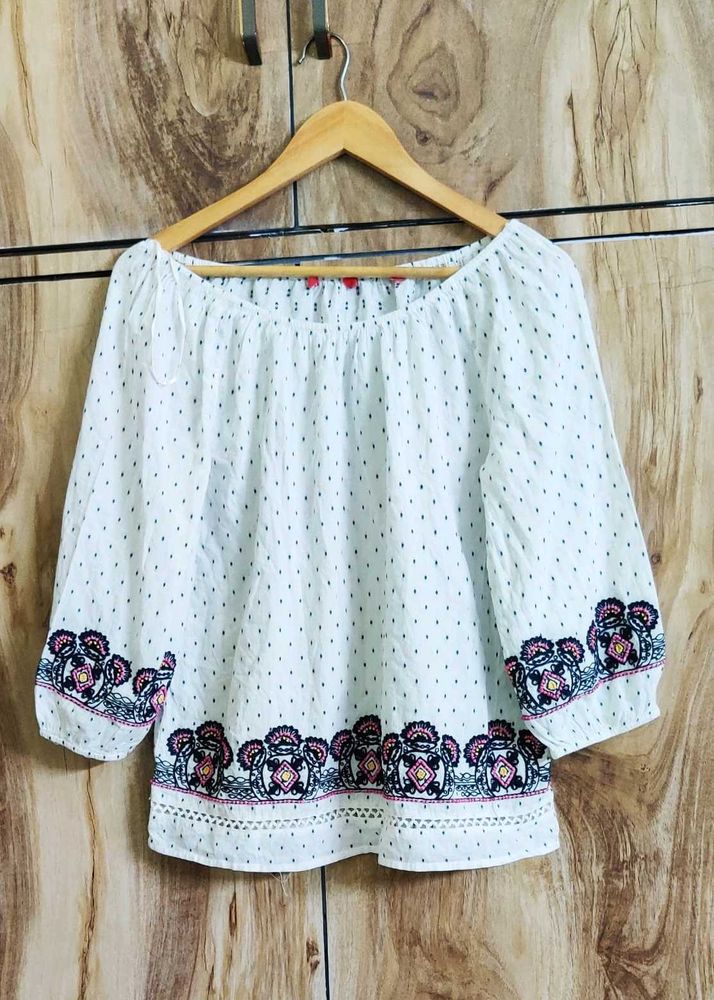 Designer Cotton Top Size-36