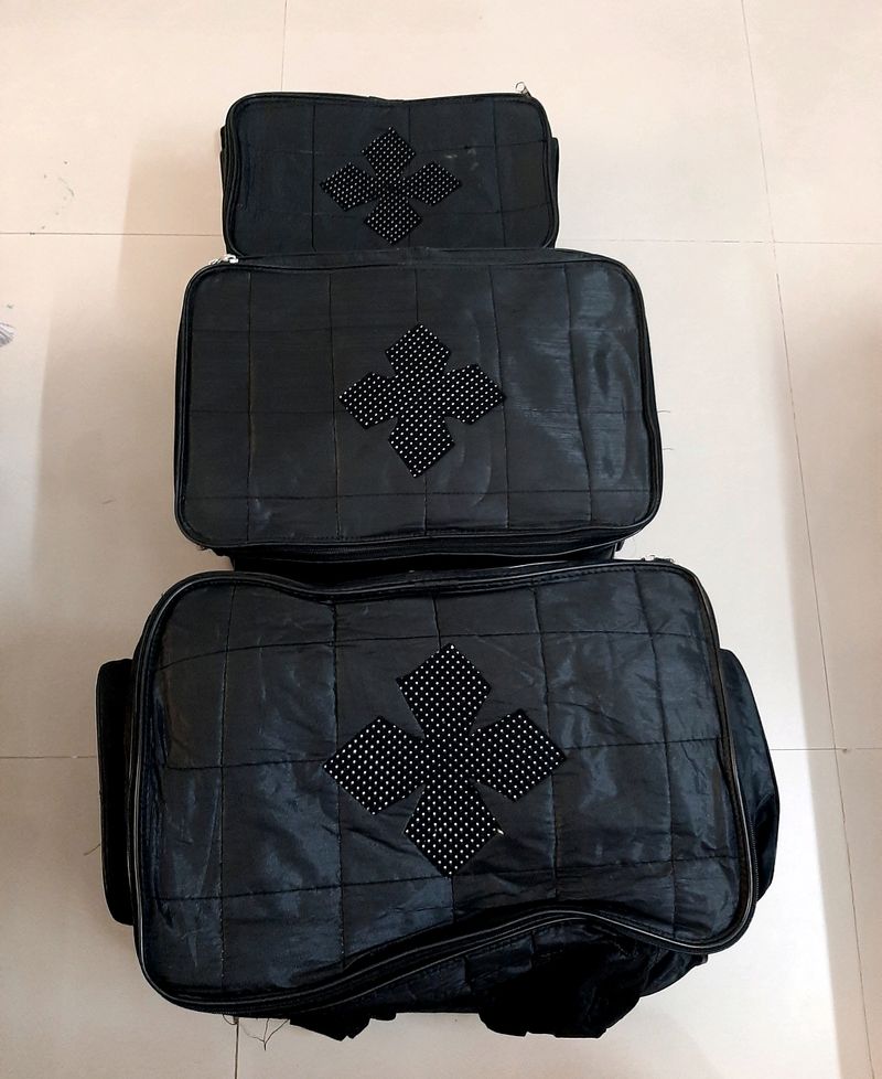 Set Of 3 Luggage Bags (Small-Medium-Large)