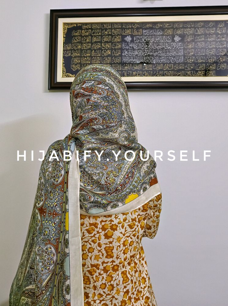 Printed Siya Scarf/hijab/dupatta