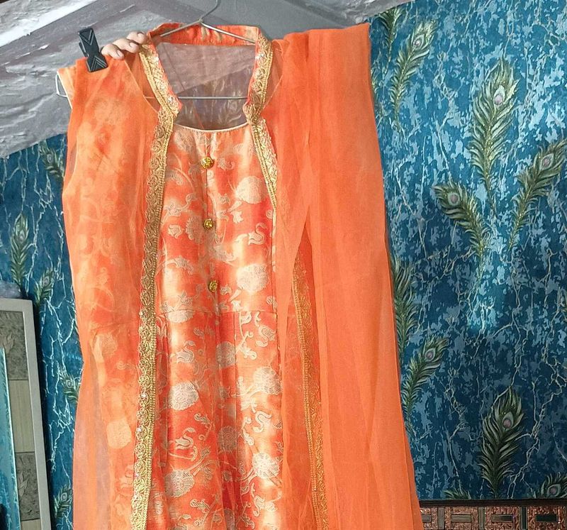 Gown Orange 🧡 Beutiful