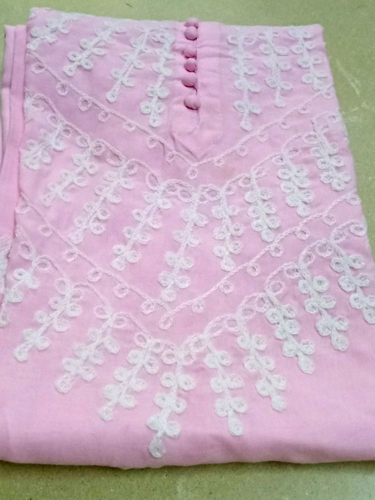 Lakhnavi Kurti Pink For Women..