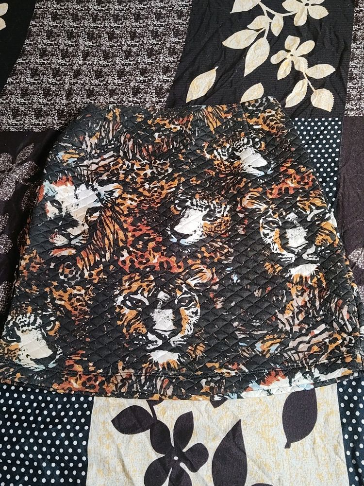 Tiger Print Skirt