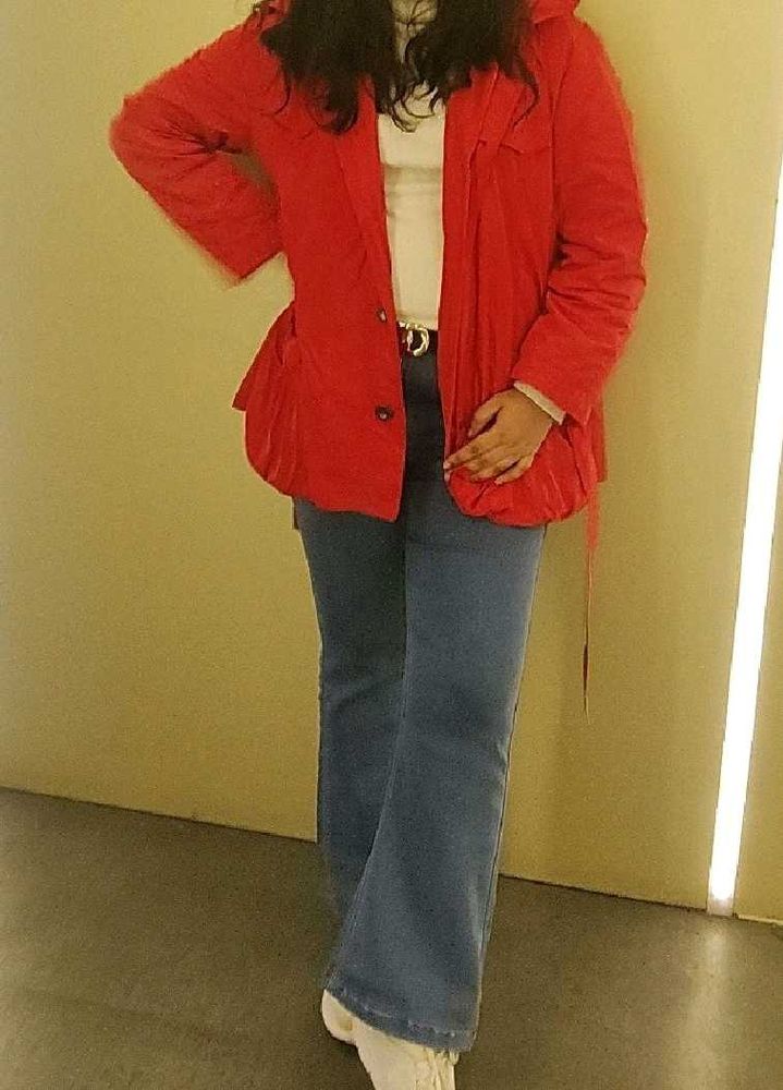 Red Oversize Jacket