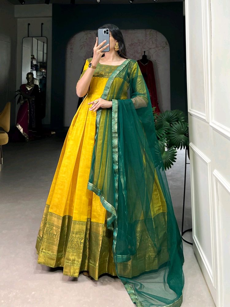 Elegant And Beautiful Kanjeevaram Lehnga Collecton