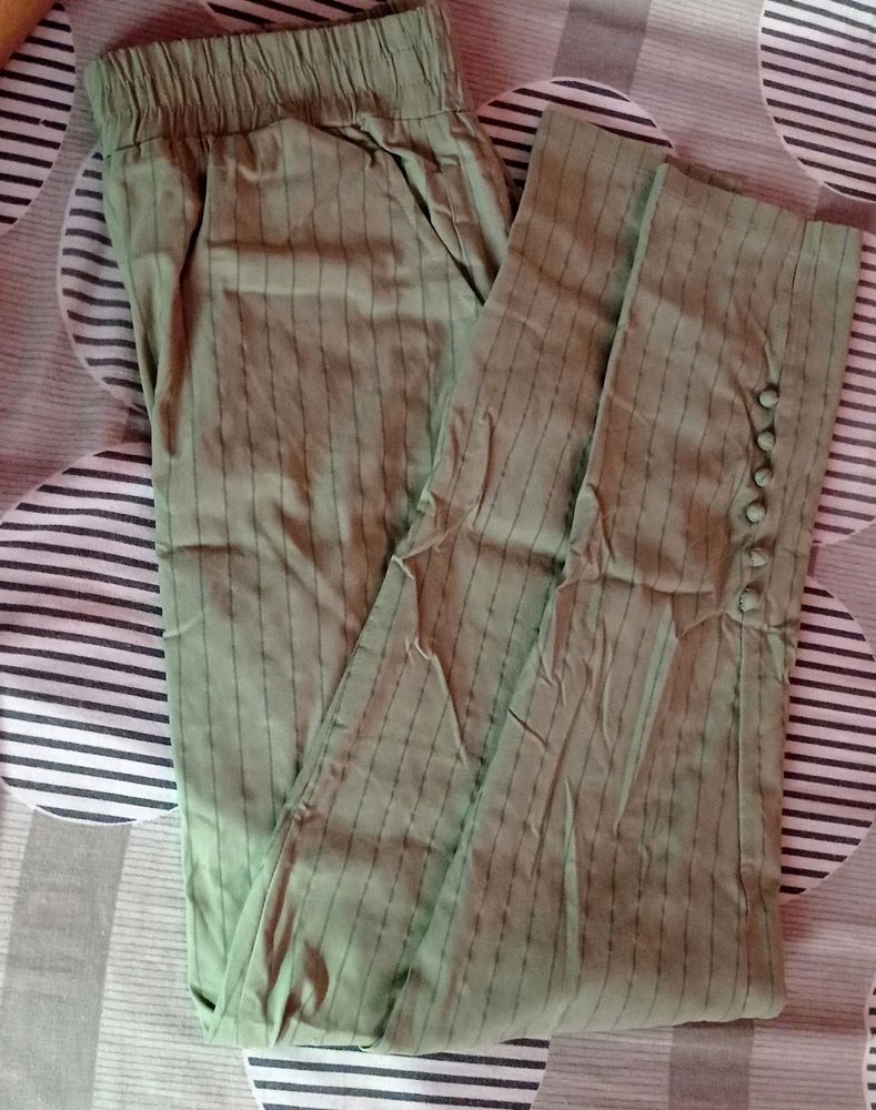 Pista Green Office Pant