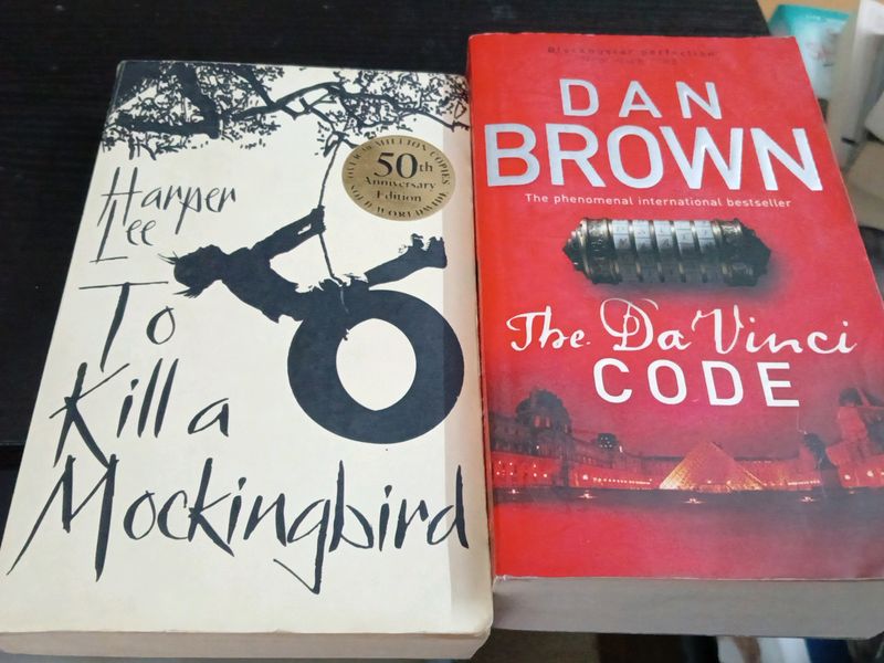 2 Books Da Vinci And How To Kill A Mockingbird