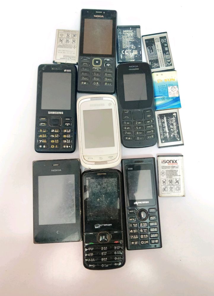 Pack Of 7 Non Working Phones