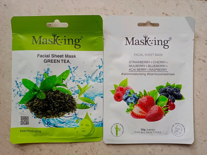 Masking Facial Sheet Mask For All Skin Types