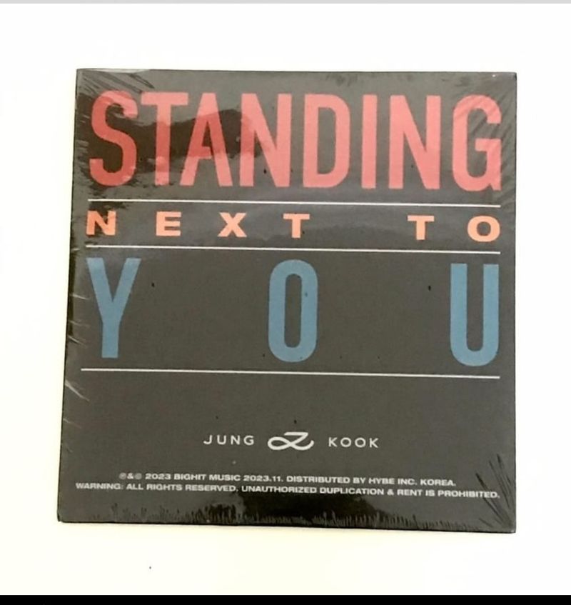 STANDING NEXT TO YOU By Jungkook CD