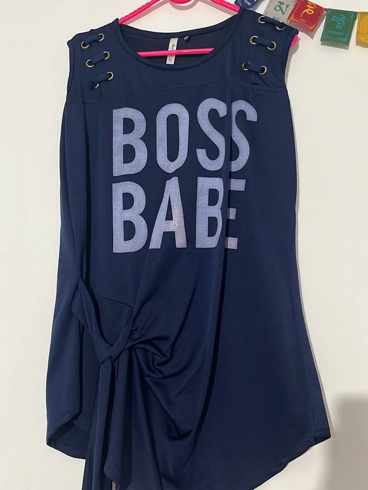 Sleeveless Boss babe top