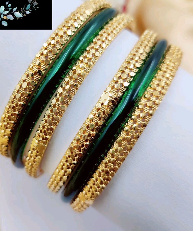 Beautiful Gold Plated Bangles