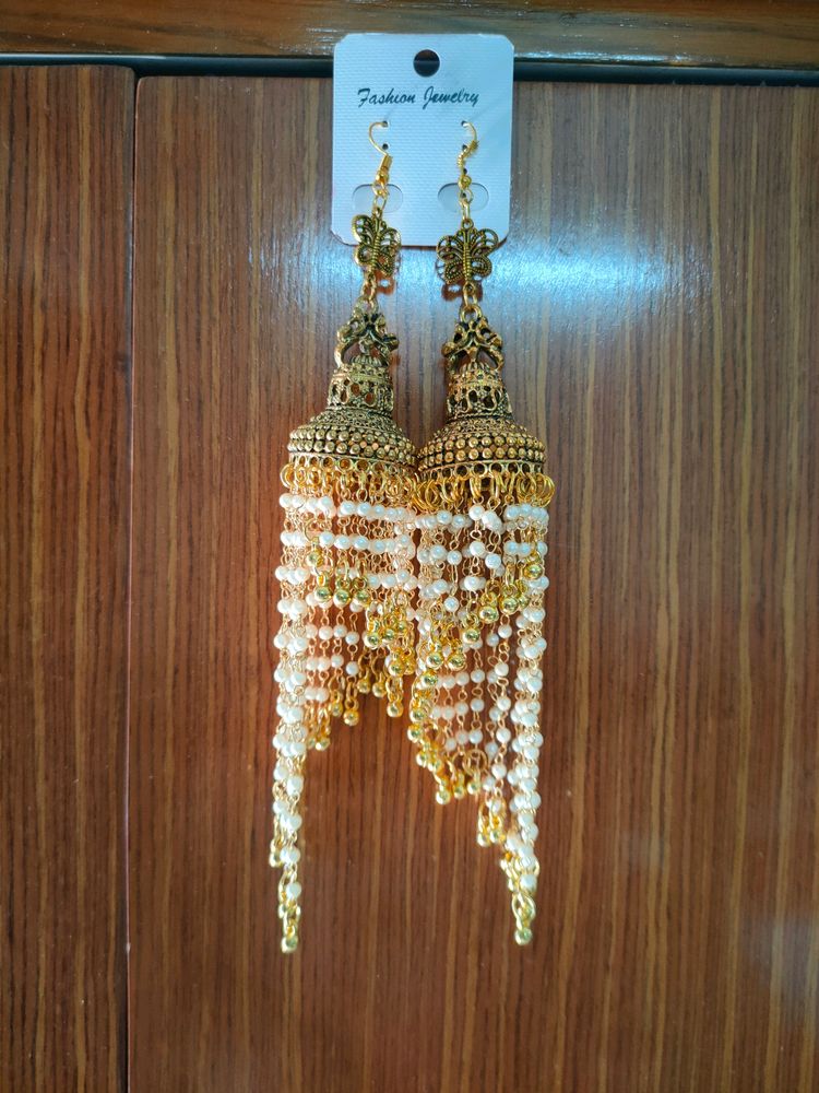 New Handmade Jhumka (Golden)