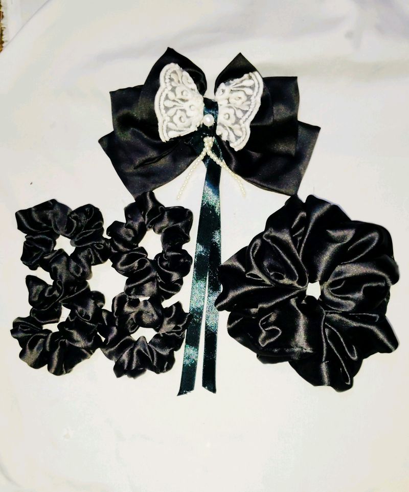 💜ᗷTS⟭⟬💜bow hair Clip Combo