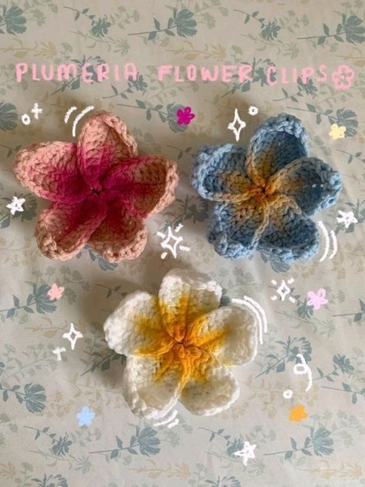 3 Crochet Clips