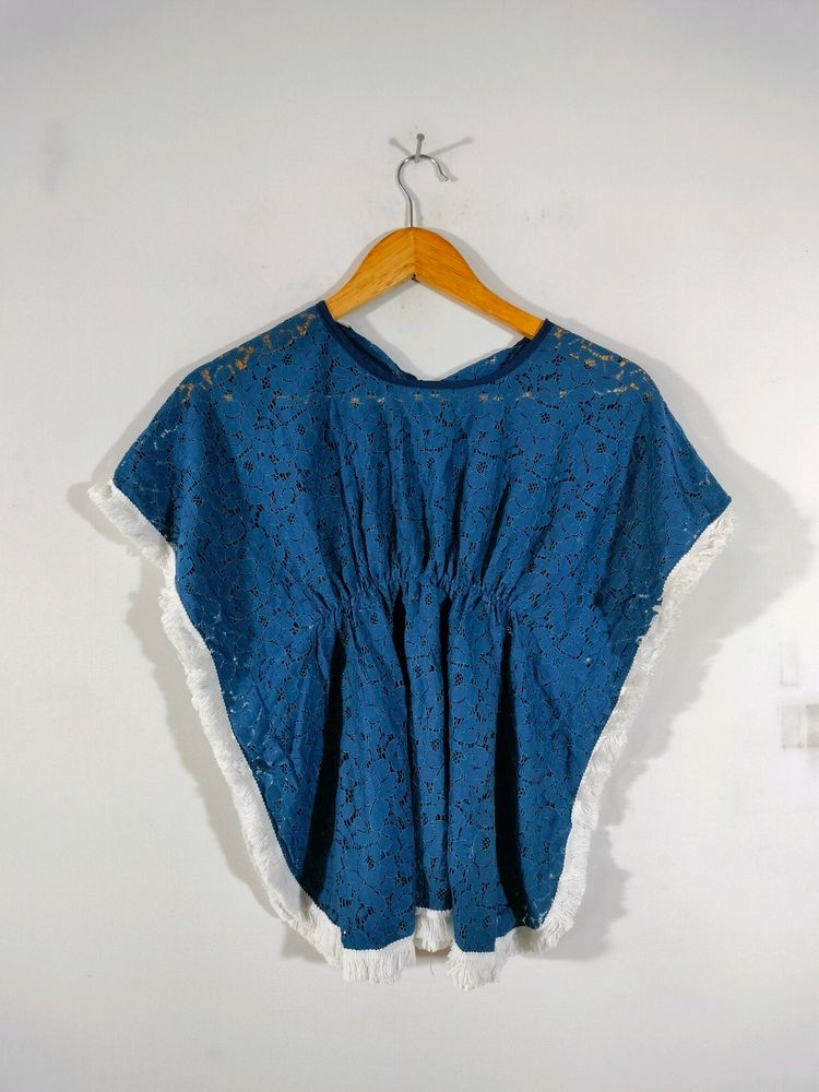 Blue Casual Kaftan (Girl's)