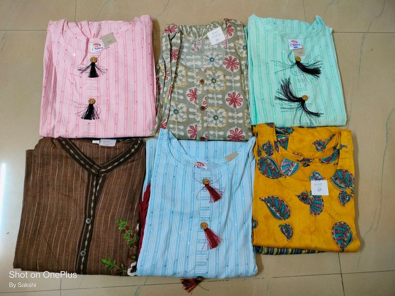 Combo Pack 6 Kurta Set