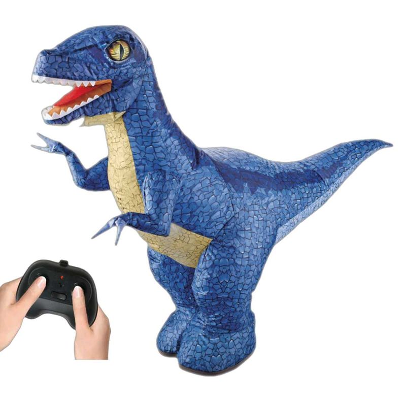 Electric inflatable remote control dinosaur large