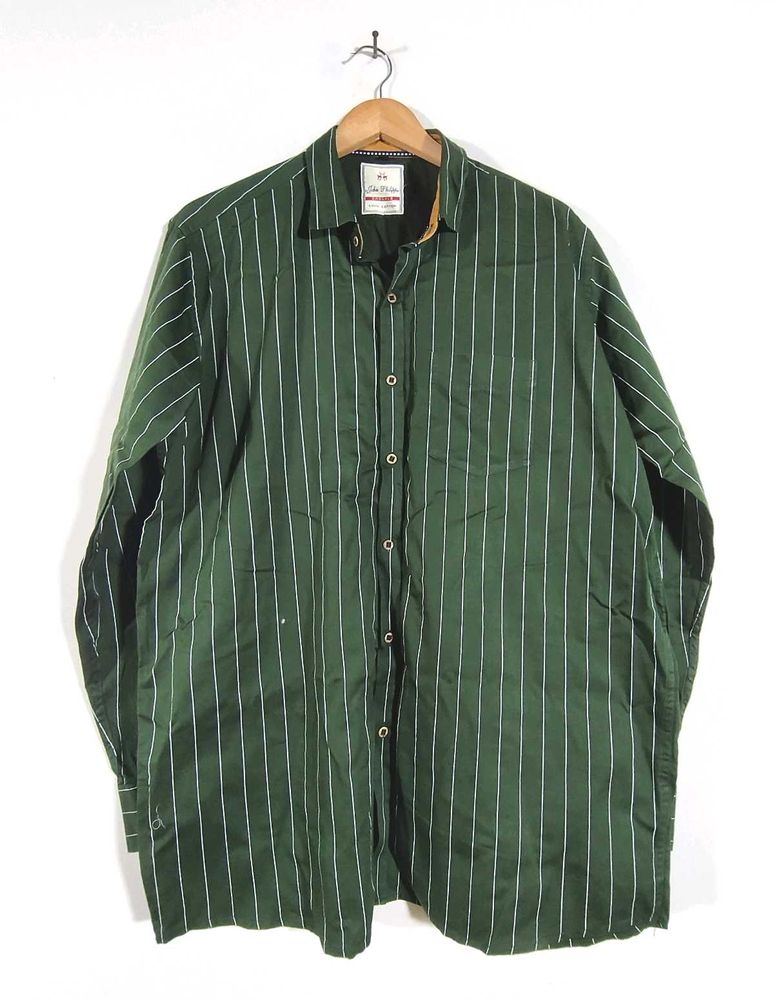 Green Striped Shirt (Men's)