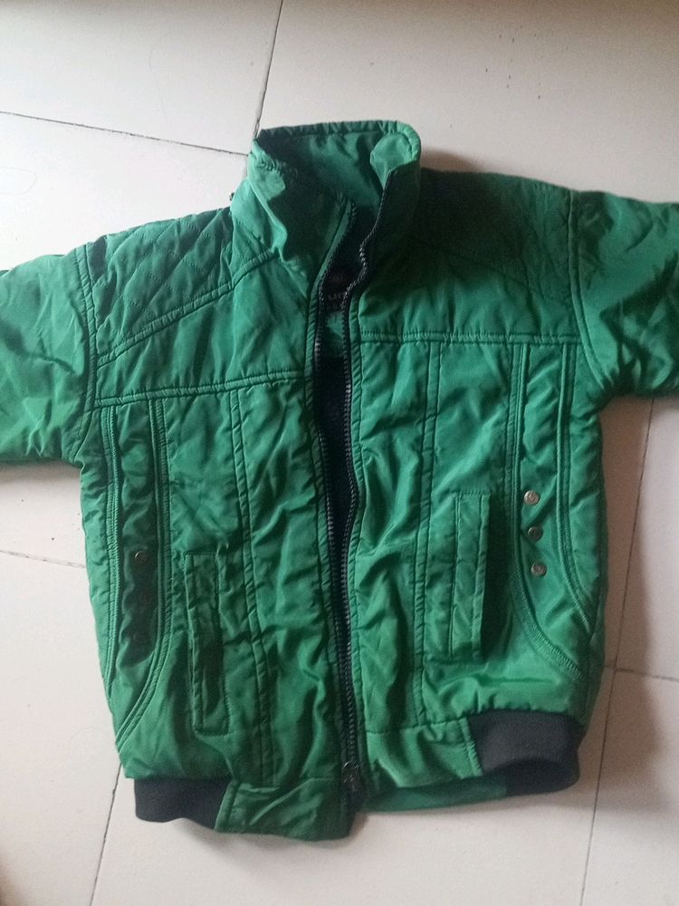 6-7 Year Kids Puffer Jacket Without Cap