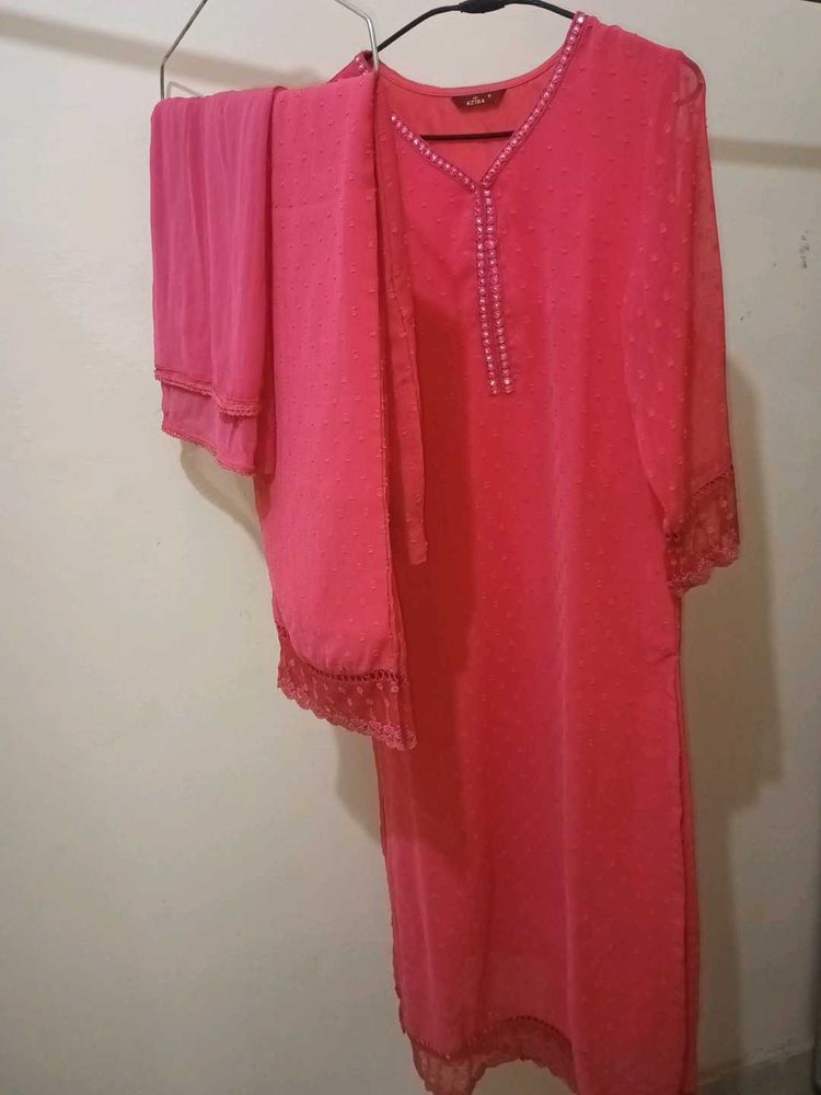 Fushia pink PAKISTANI SUIT