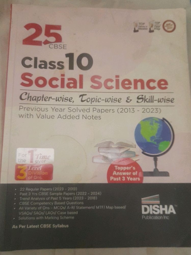 Class 10 25 Years PYQs Social Science