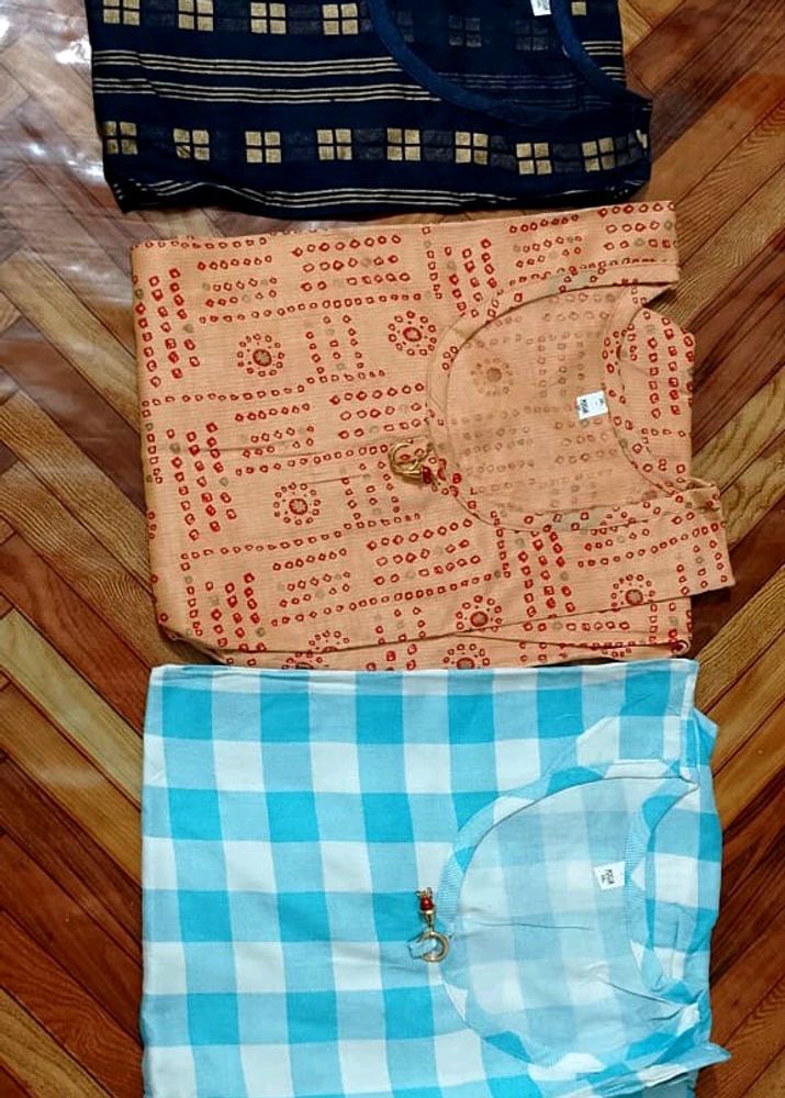 Combo of 3 Kurta