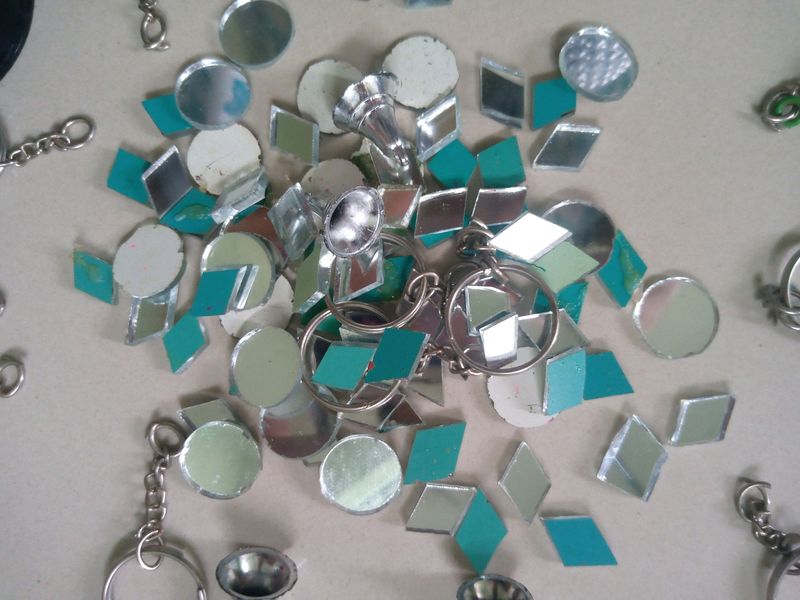 Mirror,key Rings For Artwork