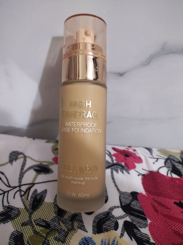 High Coverage Waterproof Base Foundation.