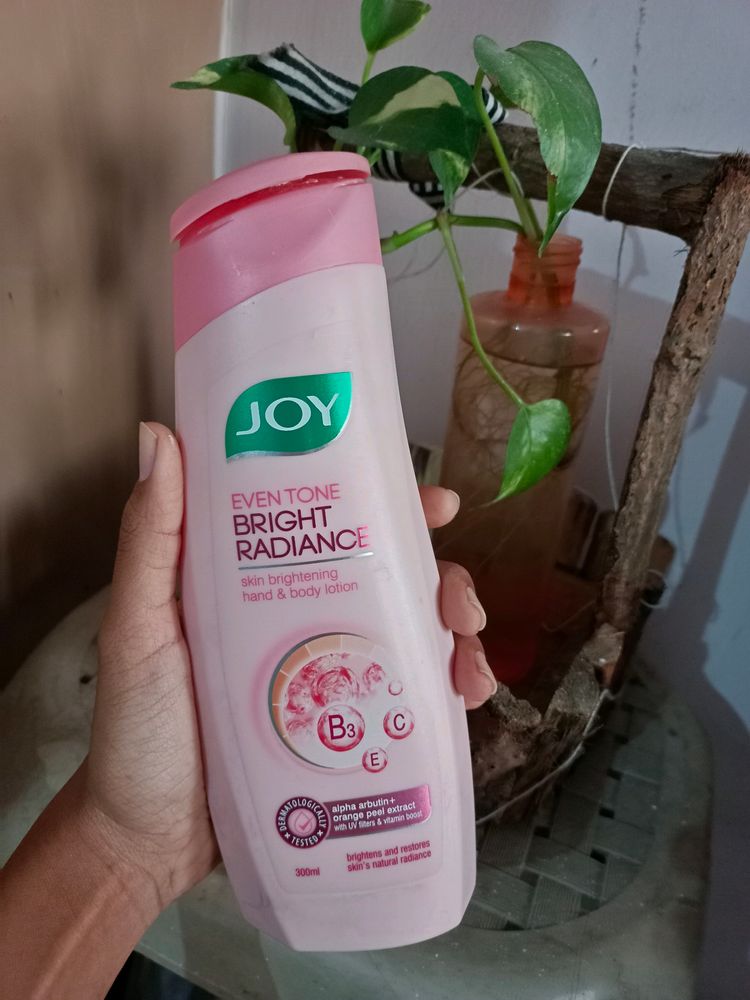 Joy Bright Radiance Body Lotion. 25 % Left.