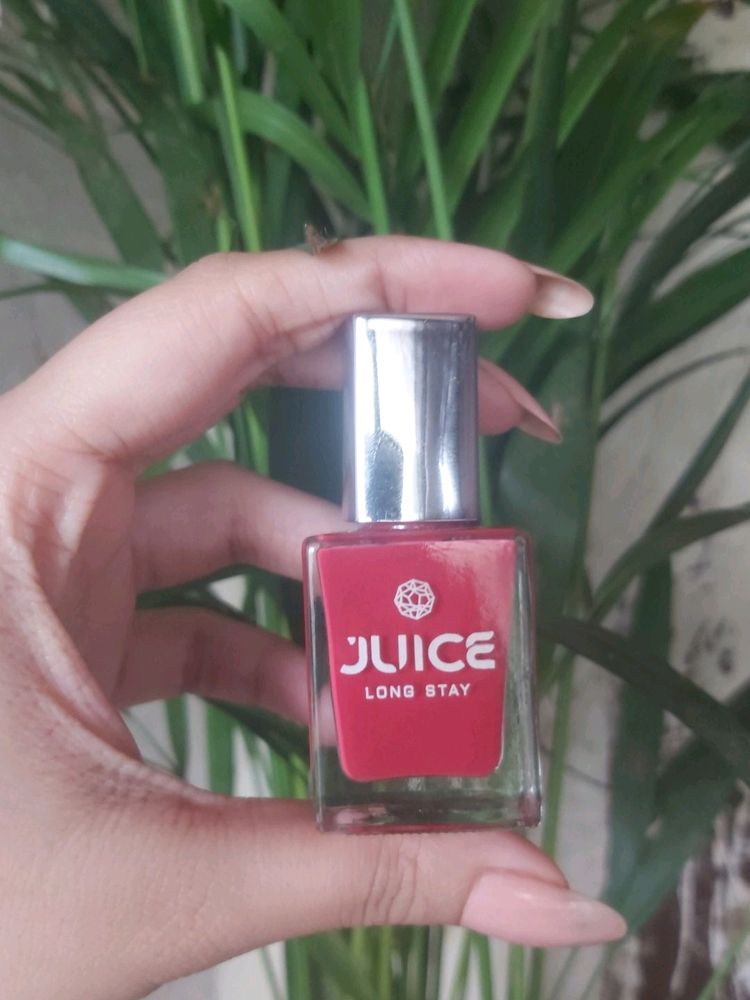 Juice Long Stay Nailpaint: Shade No. 11 Laquer Red