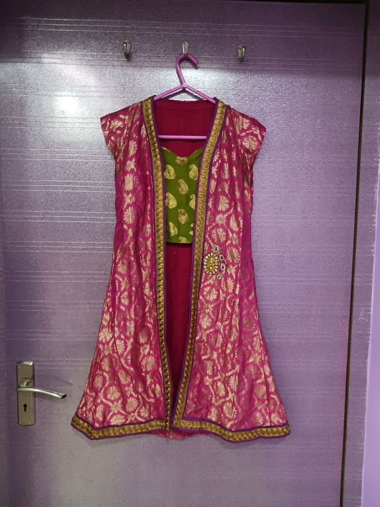 DESIGNER CHOLI AND SHRUG