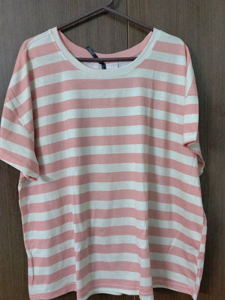 Sztori 5xl Striped T Shirt