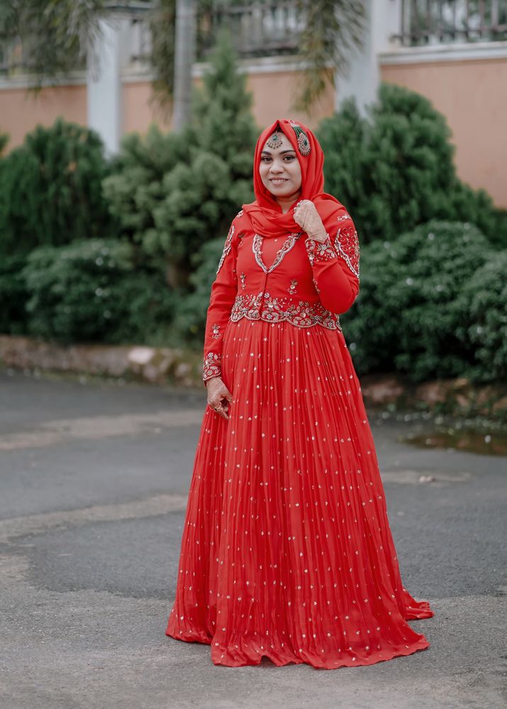 New Red Bridal Gown