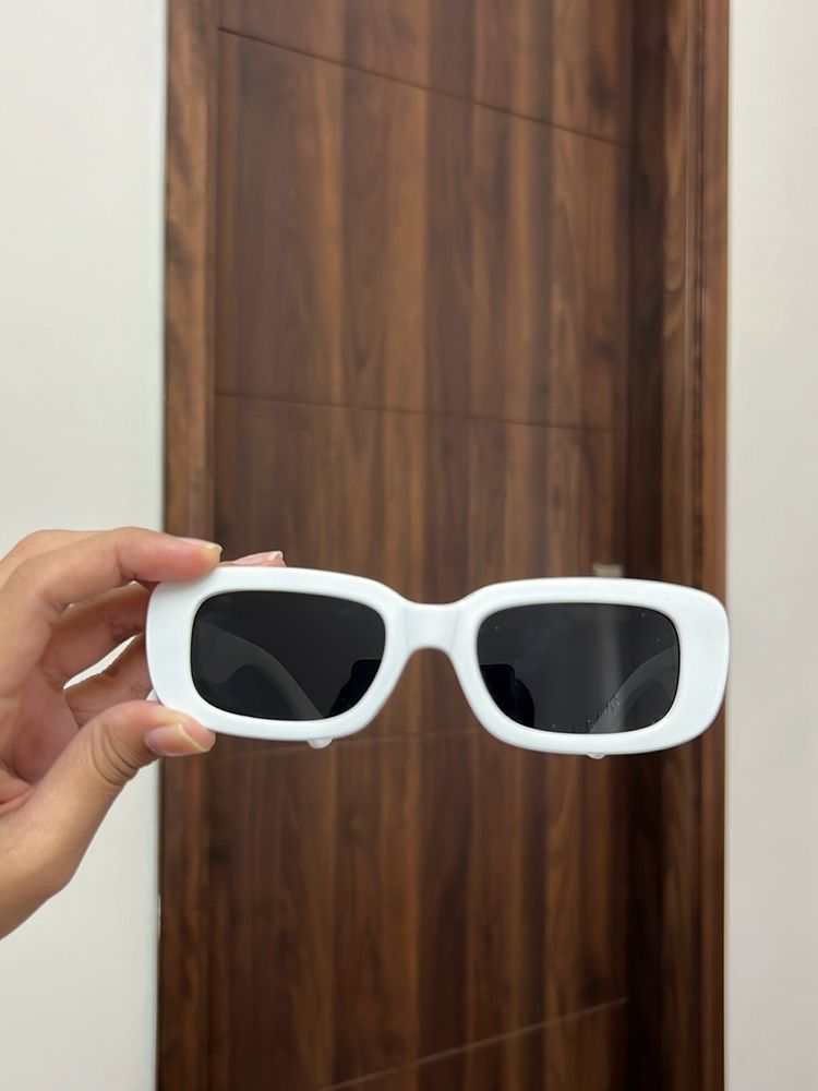 Black & White Square Sunglasses