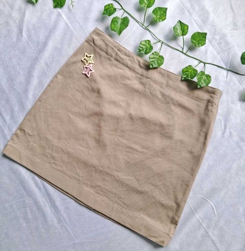 Pinterest inspired beige skirt