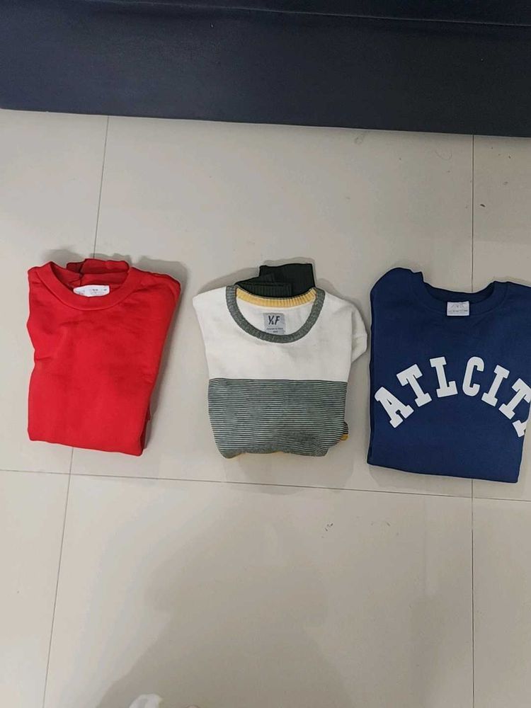 Sweat Shirt - 2 Red And Blue(Zara Brand)sweater