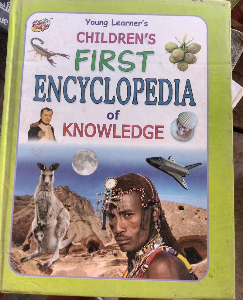 Children Knowledge Book With Figures.