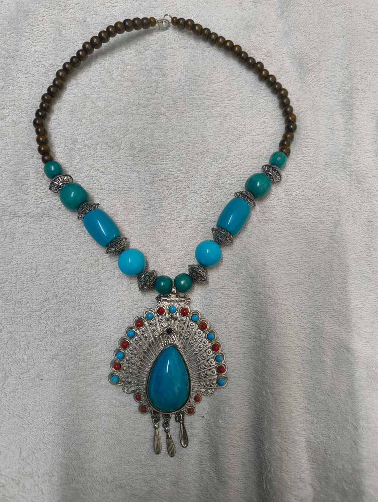 Traditional Heavy Peacock Neck Piece