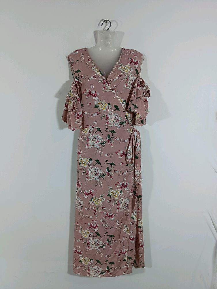 Pink Printed Casual Dress (Women)