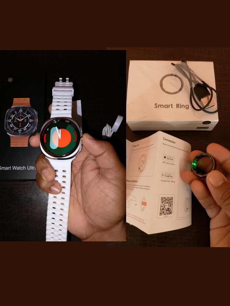 Samsung Galaxy Ultra Watch Clone +  RO6 Smart Ring