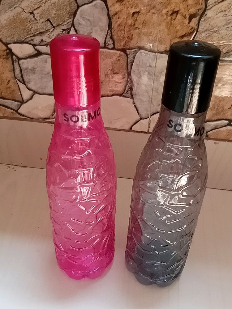 NEW SET OF 2 SOLIMO WATER BOTTLES