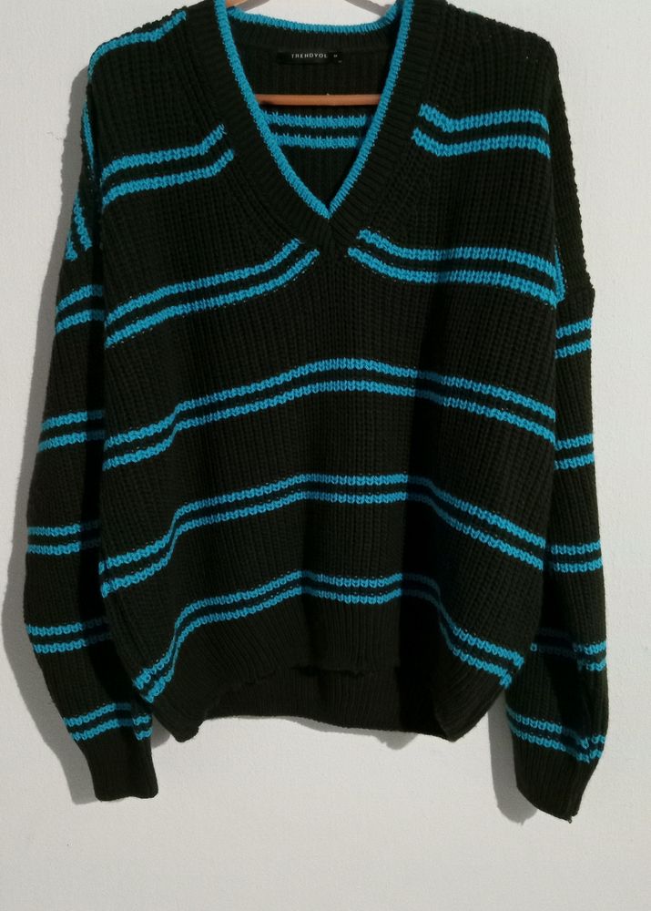 Striped Knitted Sweater