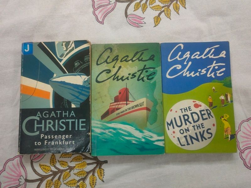 Set Of 3 Agatha Christie Books