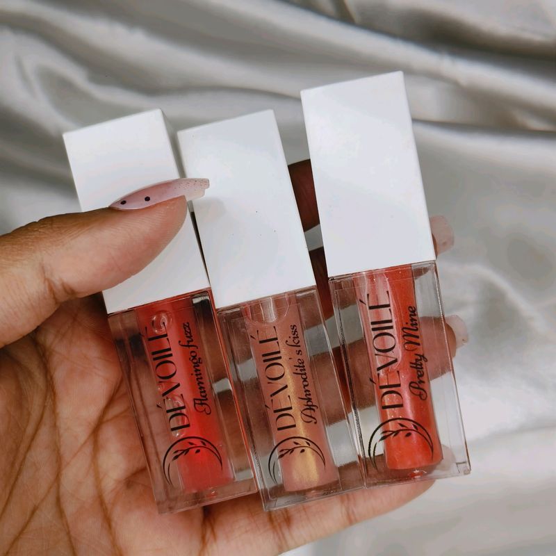 Set- Lip Oil And 2 Glosses