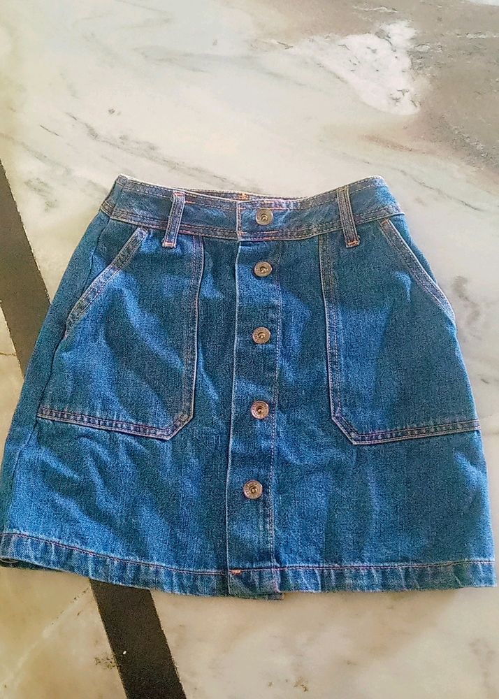 Denim Skirt