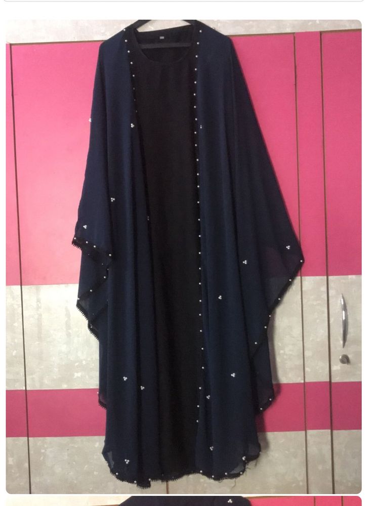 Black And Blue Abaya